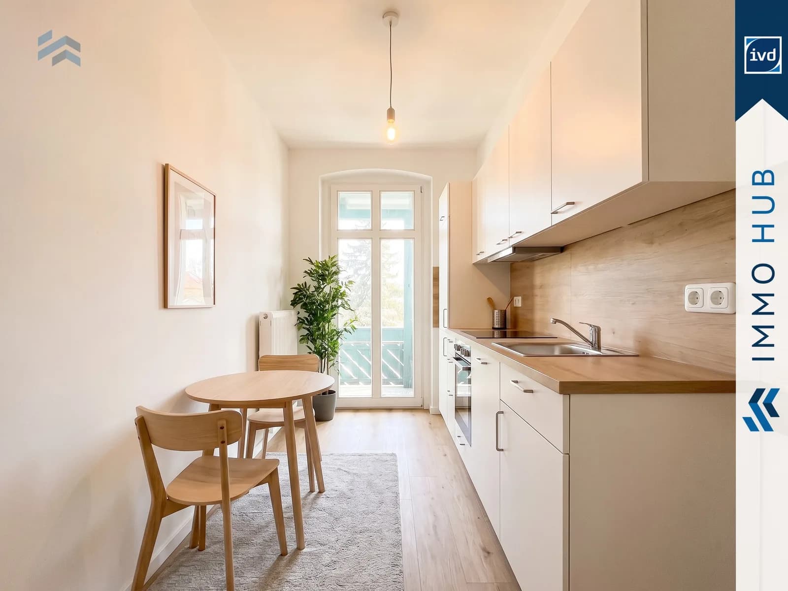 Digitales Homestaging einer Altbauküche in Leipzig – Homestaging