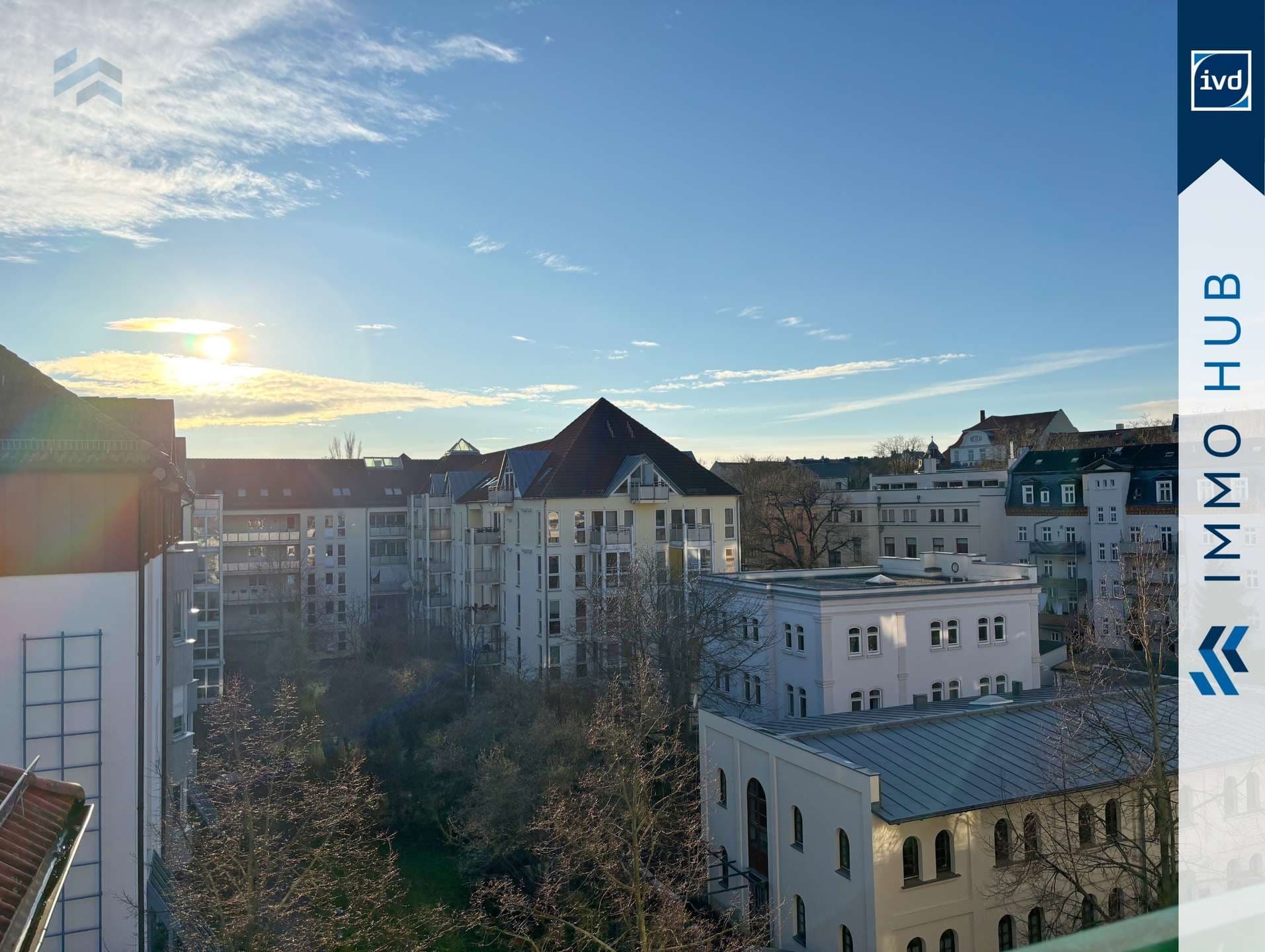 Ausblick Balkon