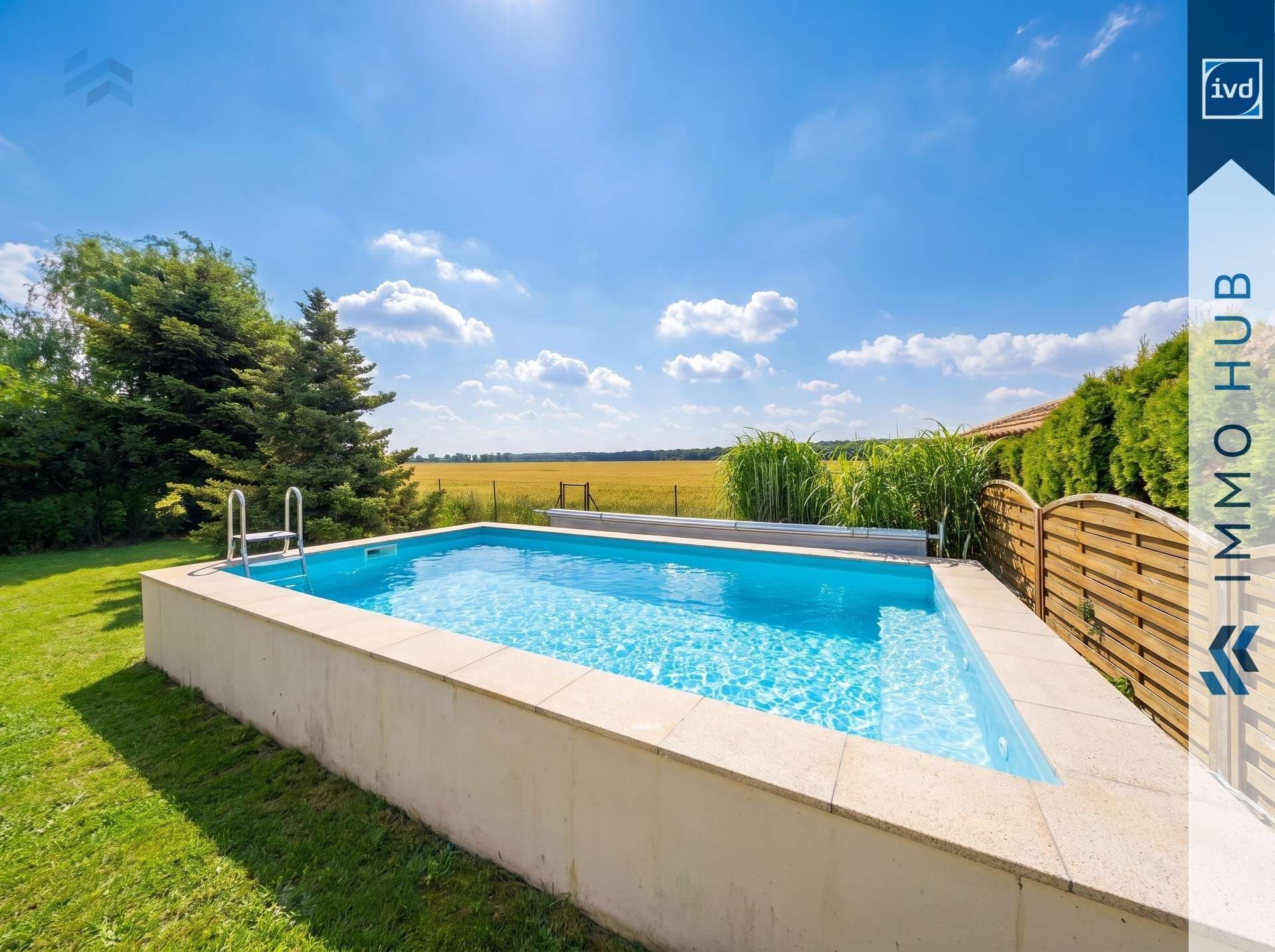 Großzügiges Zweifamilienhaus mit Einliegerwohnung, Pool und unverbaubarem Naturblick – Bild 16