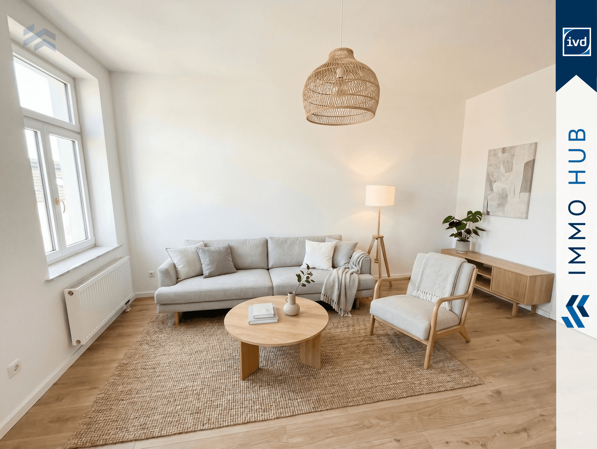 Wohnzimmer mit Terrasse